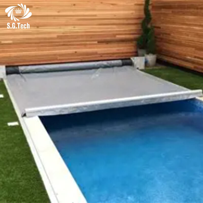 High Quality PVC Electric Waterproof Pool Cover System Water Crown ...